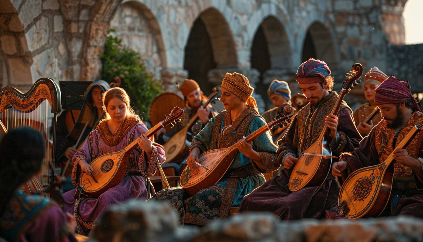 La musique médiévale et son évolution : des trouvères aux premières polyphonies